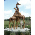 High Quality Bronze Giraffe Statue Made in China